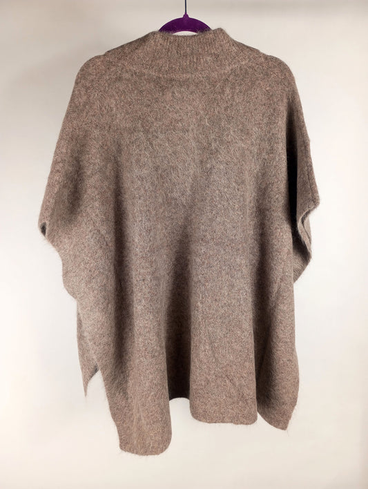 knit-ted Poncho Pleunie Mocca