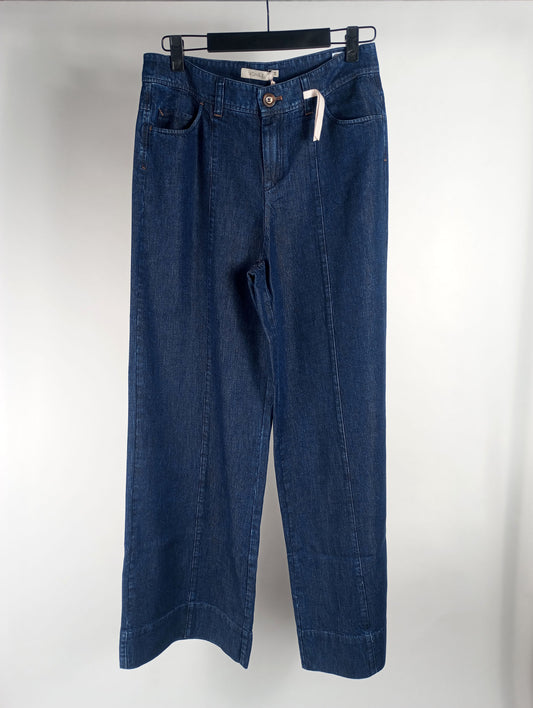 VON & ZU Jeanshose Royalblau
