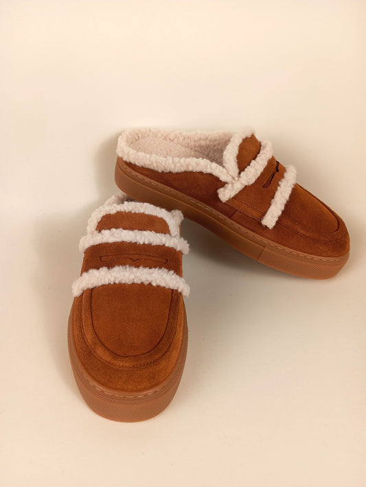 INUIKII Mule Wool braun
