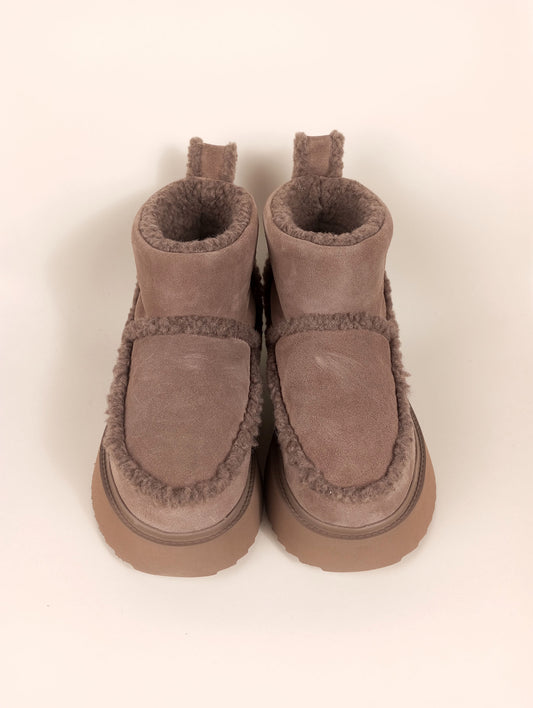 INUIKII Shearling Micro taupe