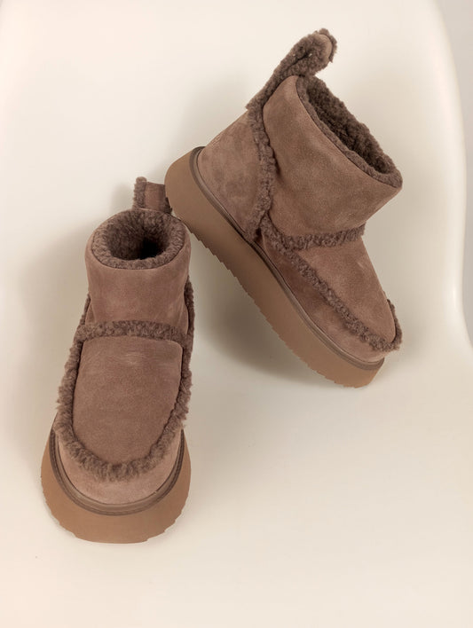 INUIKII Shearling Micro taupe
