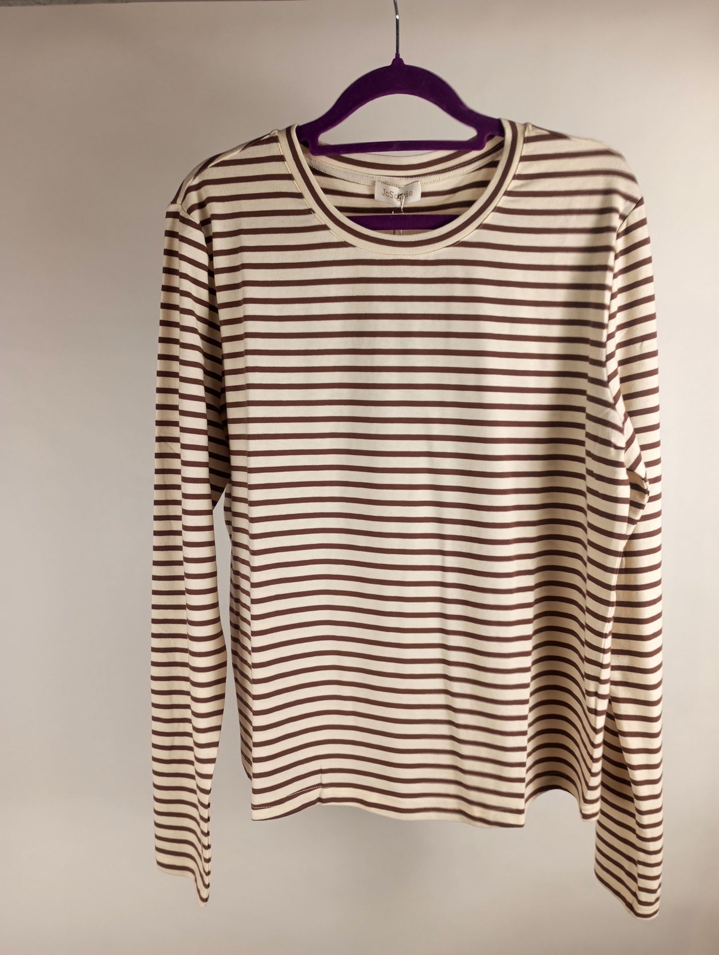 JcSophie Shirt Joker brown stripes