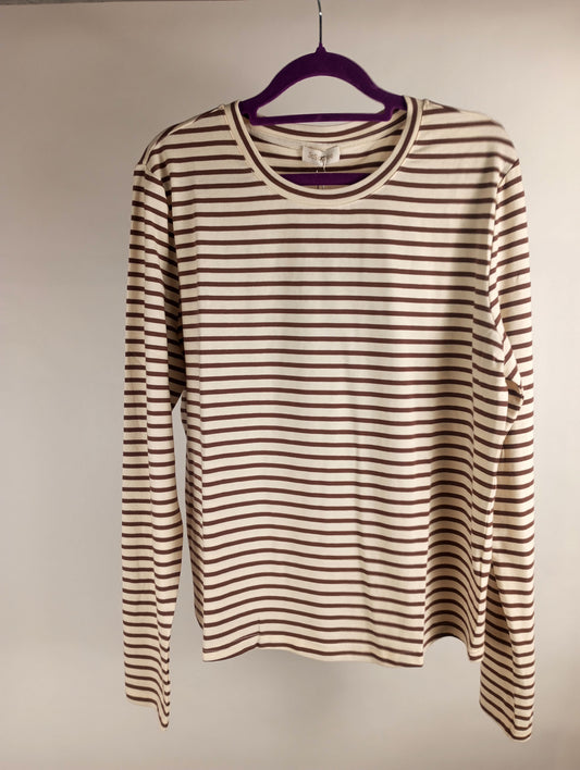 JcSophie Shirt Joker brown stripes