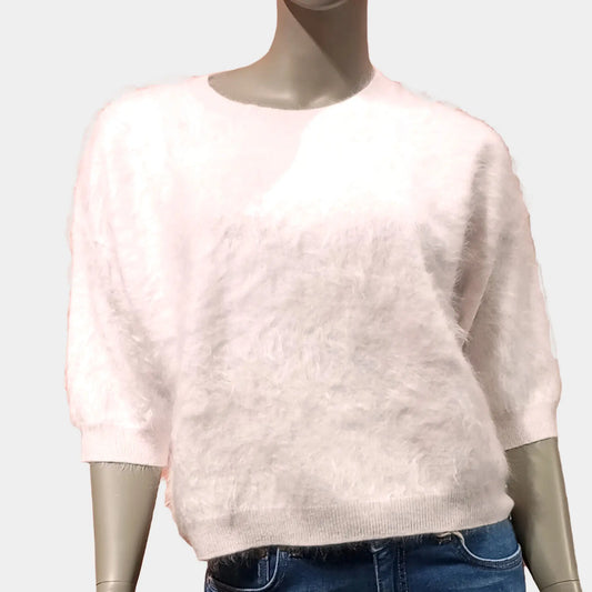 esisto Kaschmirpullover gekämmt alabaster