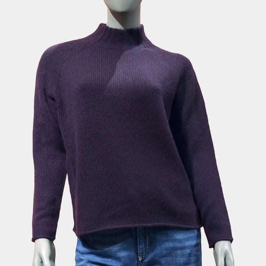 esisto Kaschmirpullover grape