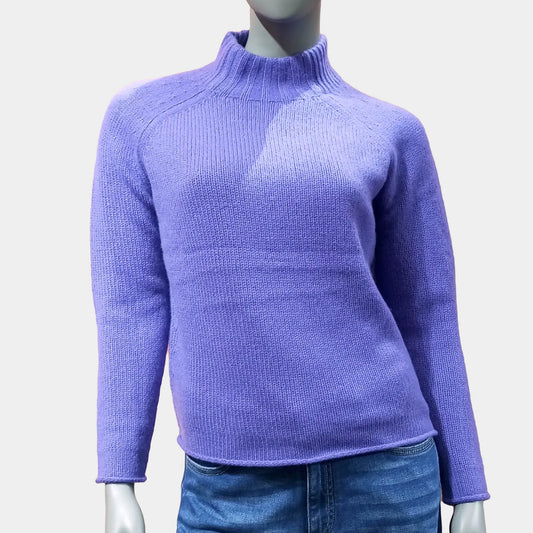 esisto Kaschmirpullover violet
