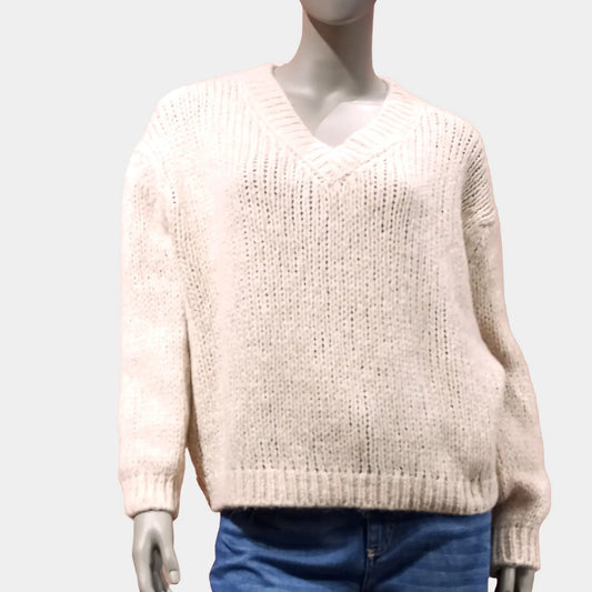 esisto Pullover V-Neck beige mel