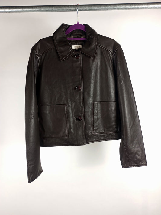 JcSophie Lederjacke Jenny dark brown