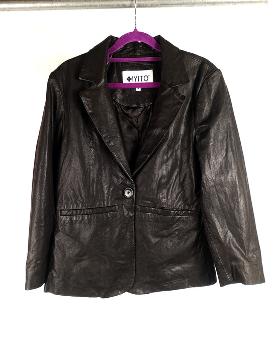 IYITO Lederblazer IYRubi black