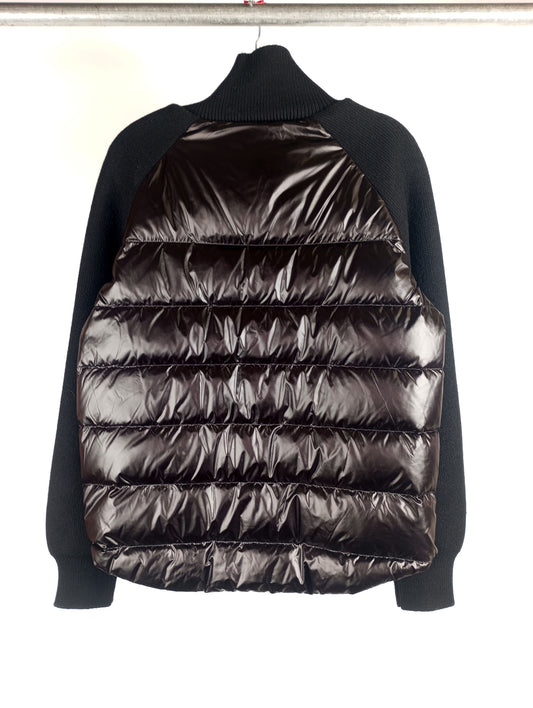 Montereggi Jacke Gift Steppstrickjacke black