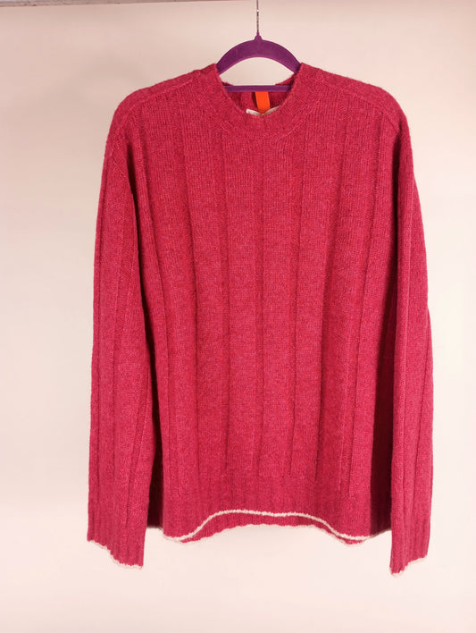 Tenné Strickpullover Carlotta rosa/ beige (cherry pink)