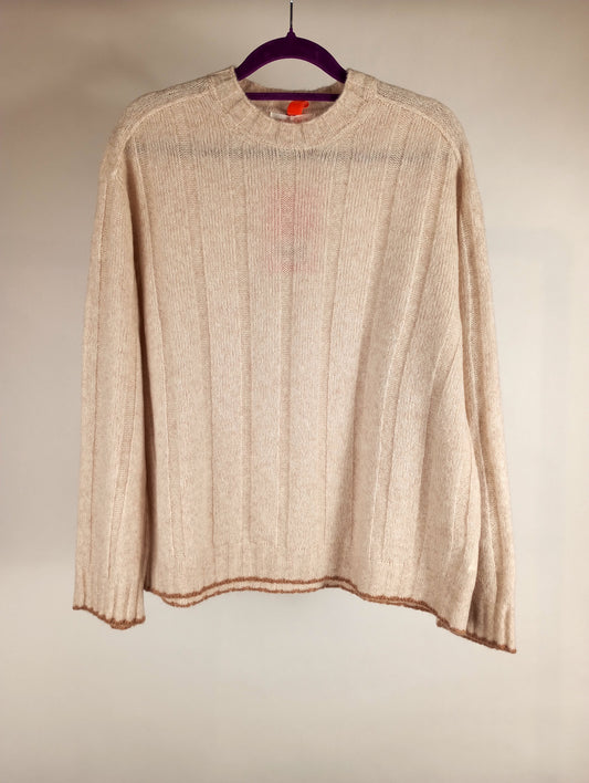 Tenné Strickpullover Carlotta beige/ light beige