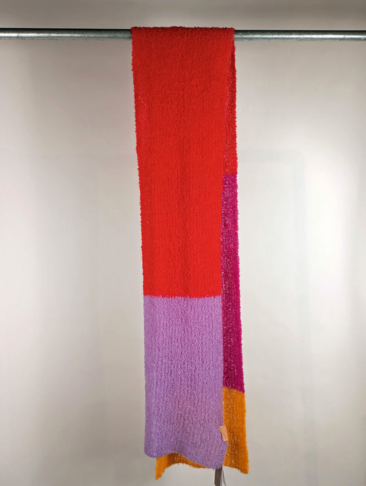 IBUH Schal Amy gelb/pink/rot/flieder