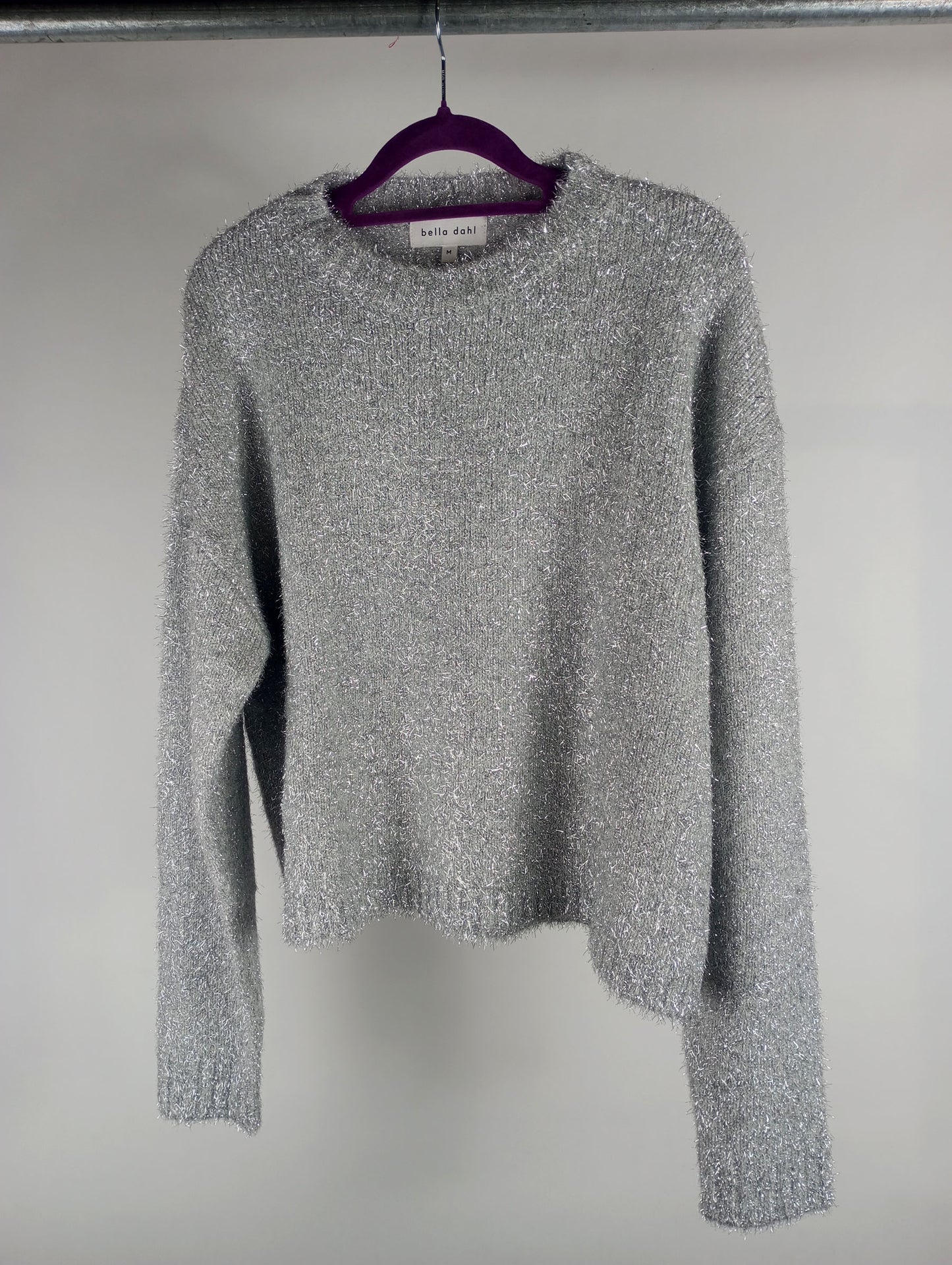 Bella Dahl Pullover mit silbernen Metallfasern