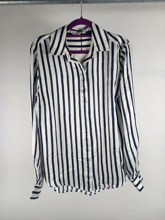 Bella Dahl Bluse gestreift weiß/schwarz/blau