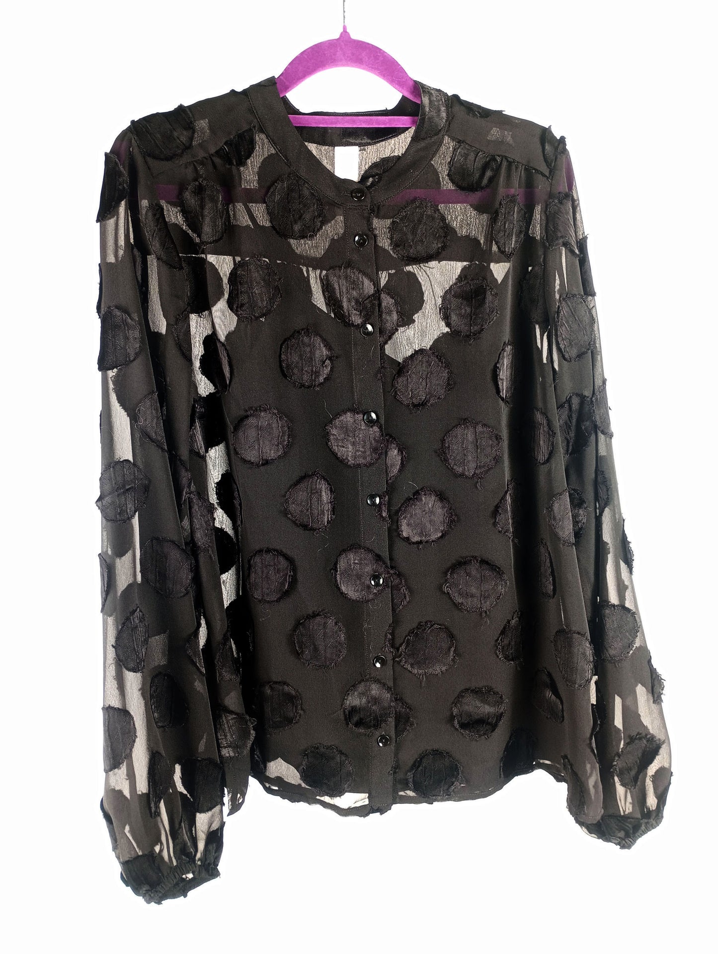 JAPANTKY Bluse Tankuya black dot