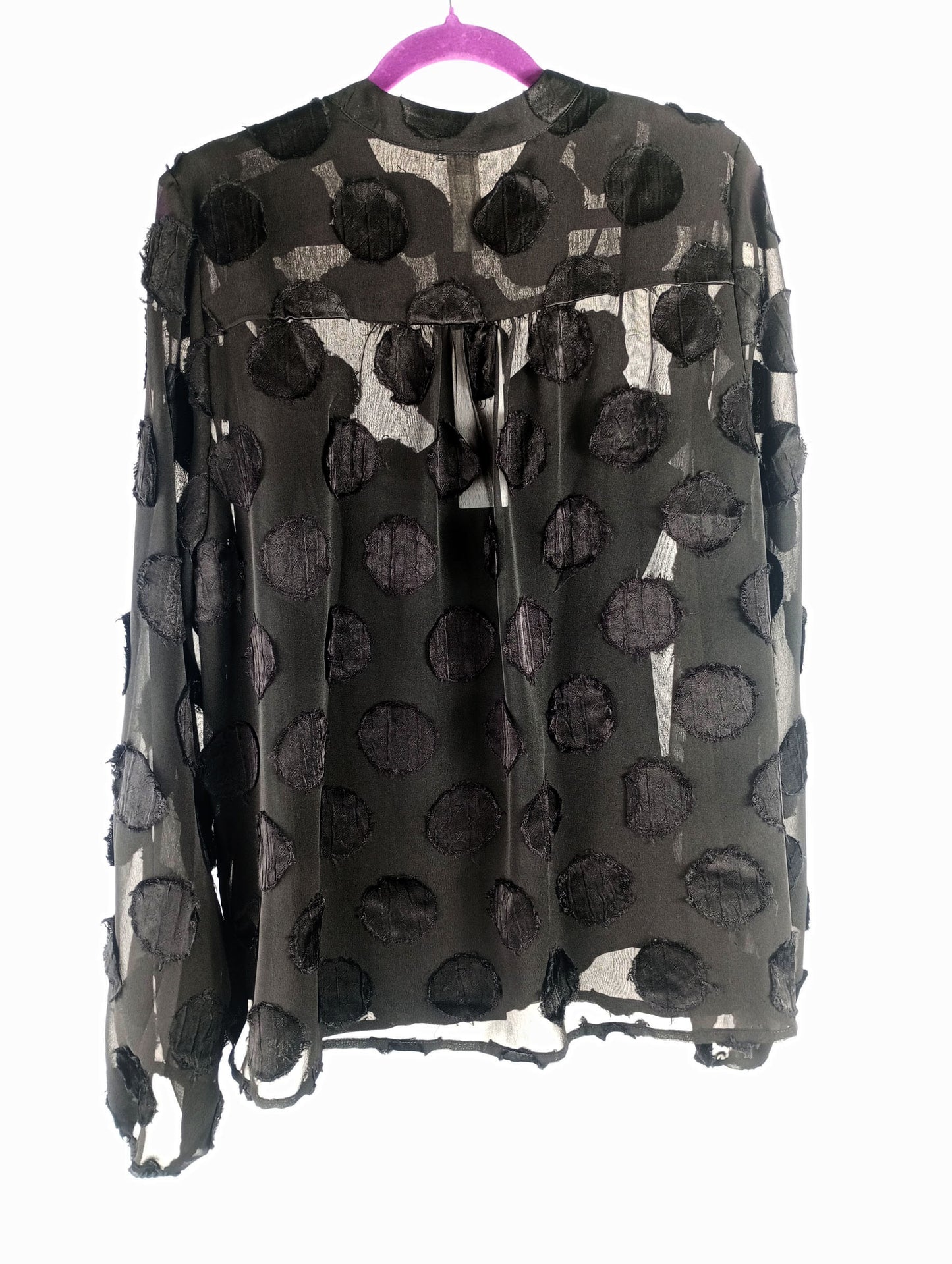 JAPANTKY Bluse Tankuya black dot