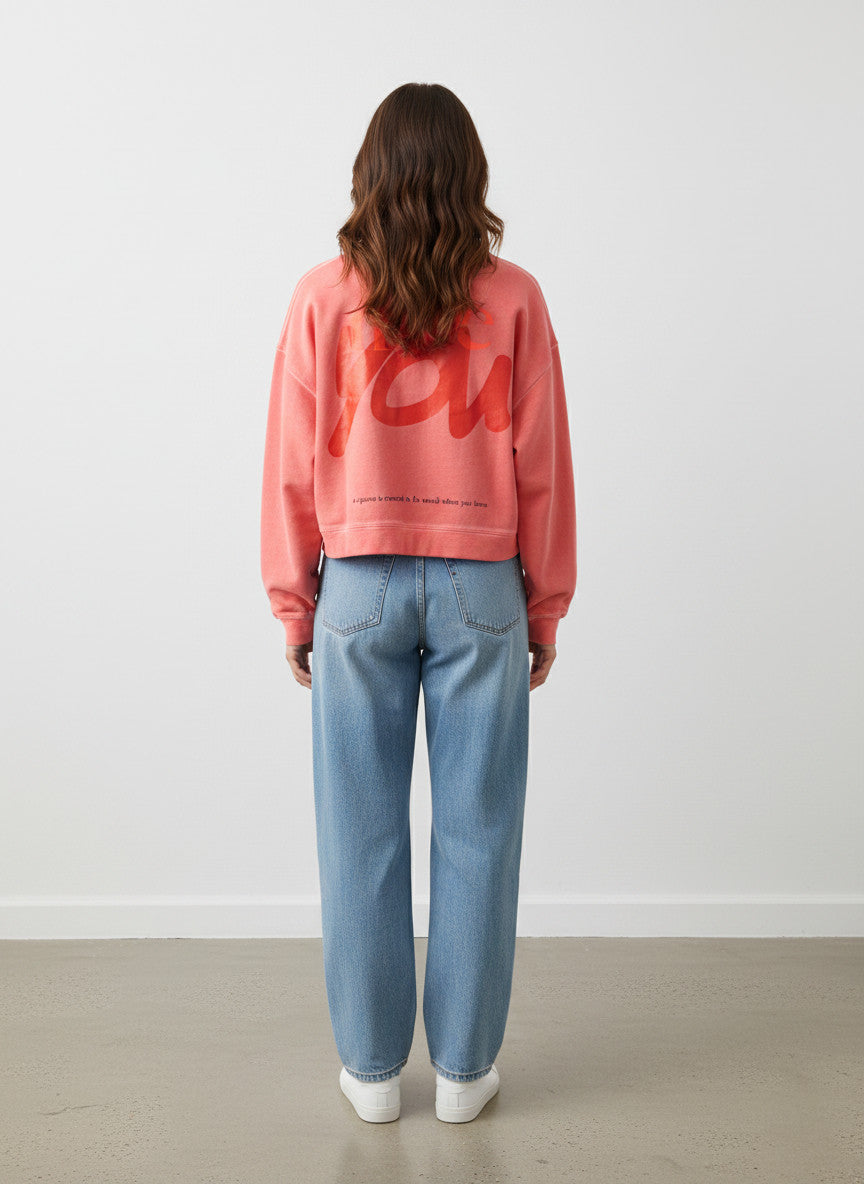 Liv Bergen Sweater GRAZ nice Flamingo