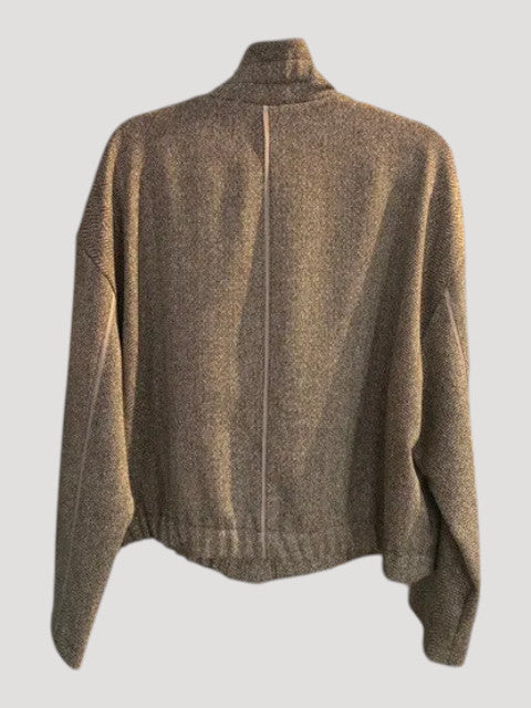 VON & ZU Jacke fischgrat braun