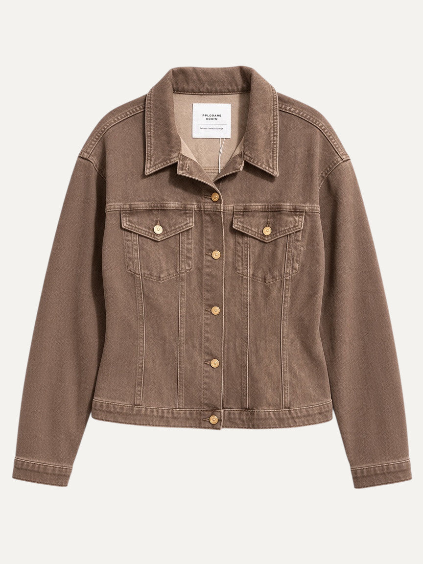 Goldgarn Jacke The Shaped Jacket lightbrown
