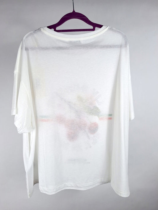 Liv Bergen T-Shirt Hollywood Cherry white