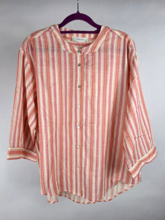 JcSophie Bluse Lakshmi pink stripes
