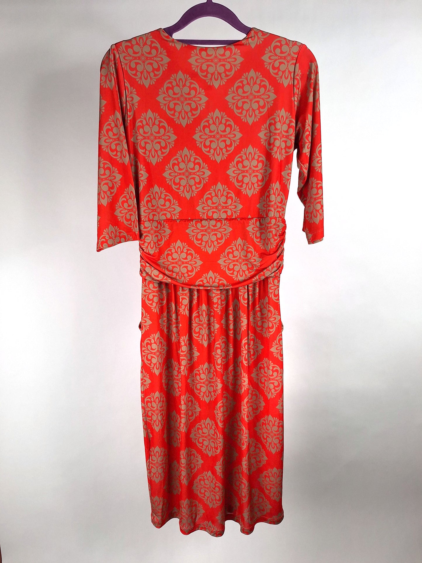 marivie Kleid Boss I need mor money! floral red