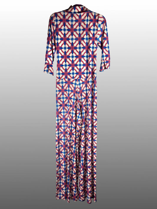 Marivie Jumpsuit Jump in! flower star blue