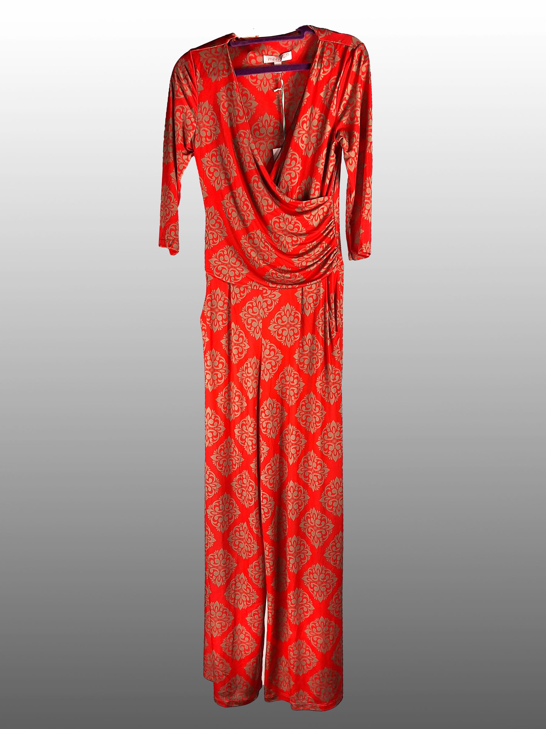 Marivie Jumpsuit Jump in! floral red