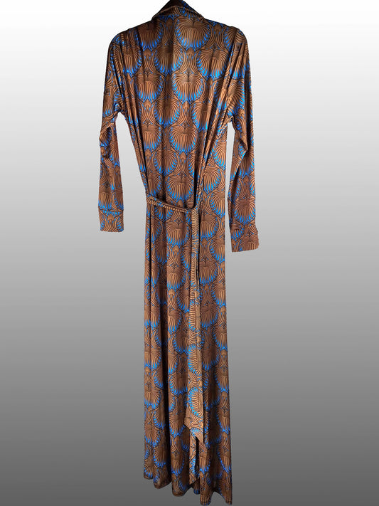 marivie Kleid Elegang! ethno blue
