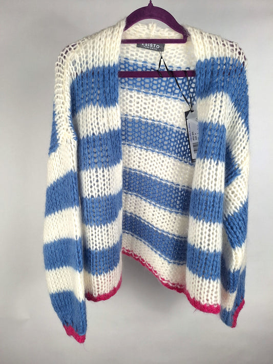 esisto Strickjacke  com denim combo