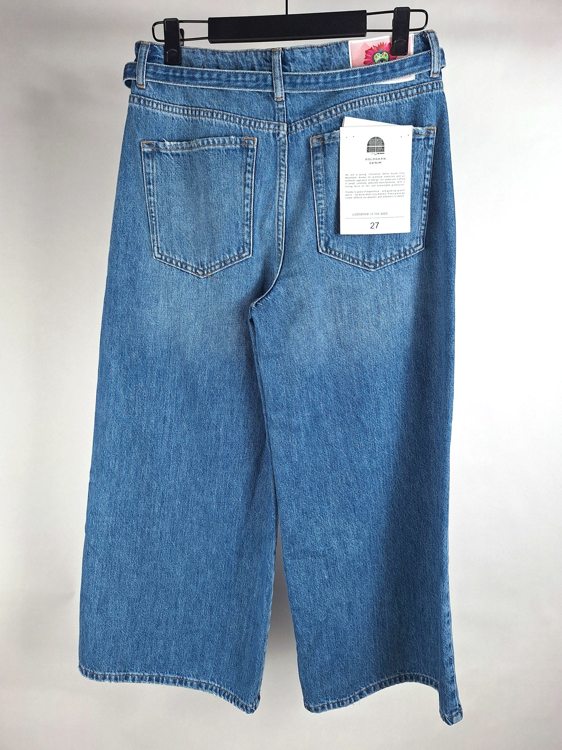 Goldgarn Jeans Luisenpark X-TRA Wide vintageblue
