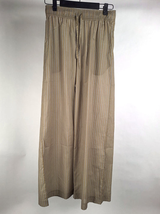 SOSUE Hose Josy Voile taupe stripes