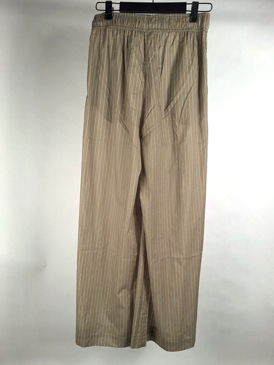 SOSUE Hose Josy Voile taupe stripes