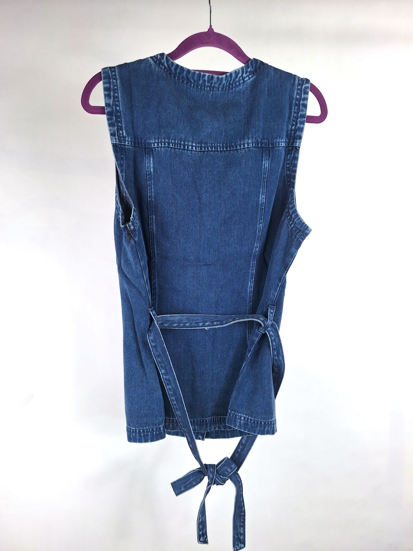 Bella Dahl Jeansweste mit Gürtel denim