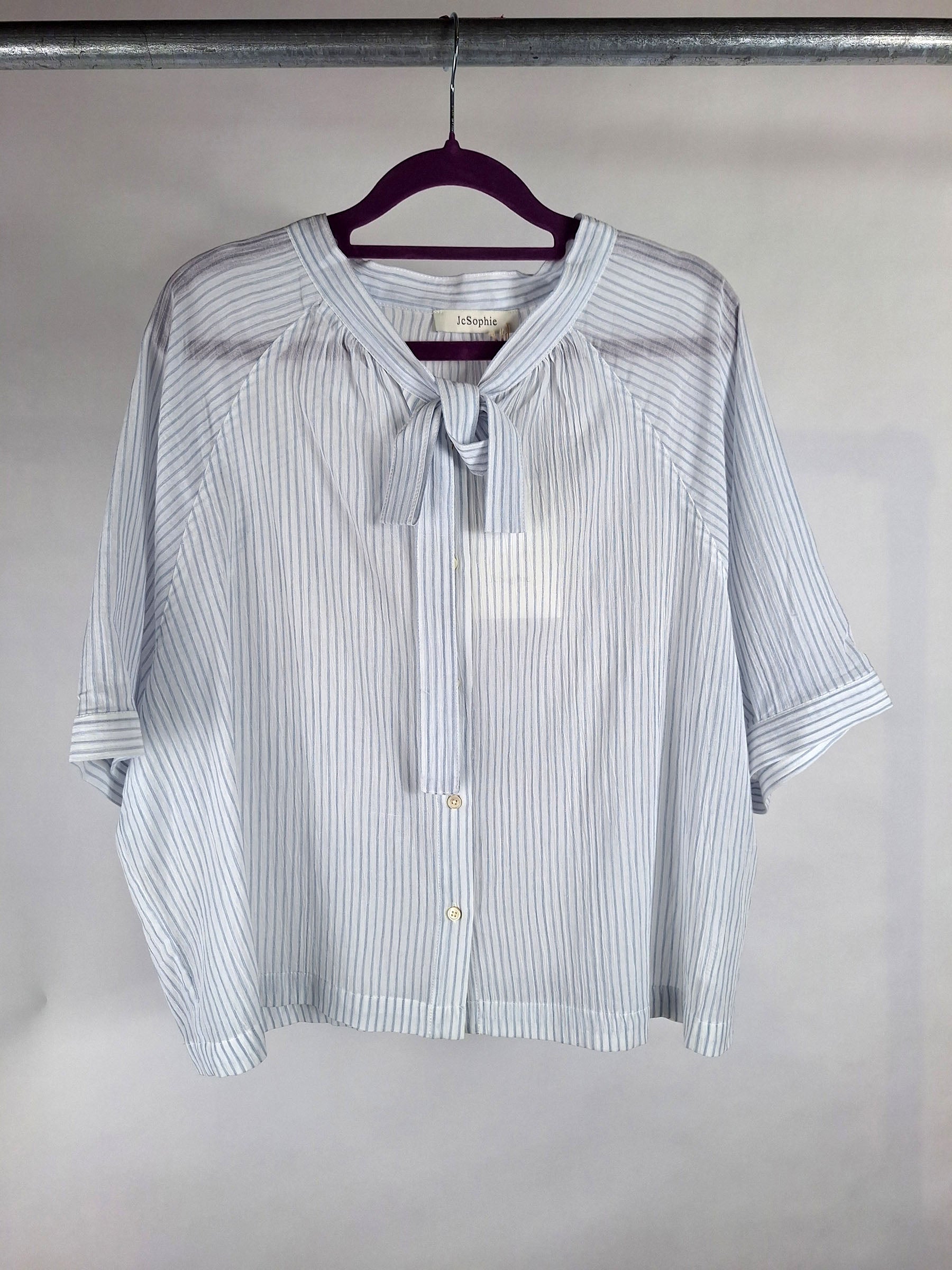 JcSophie Bluse Mercedes blue stripes