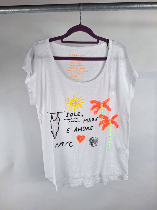 Grace Shirt Sole Mare Amore white
