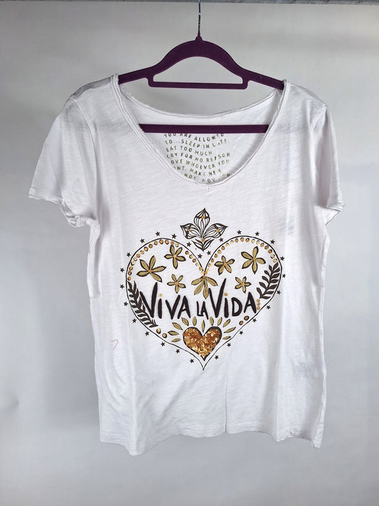 Grace Shirt Viva la Vida white