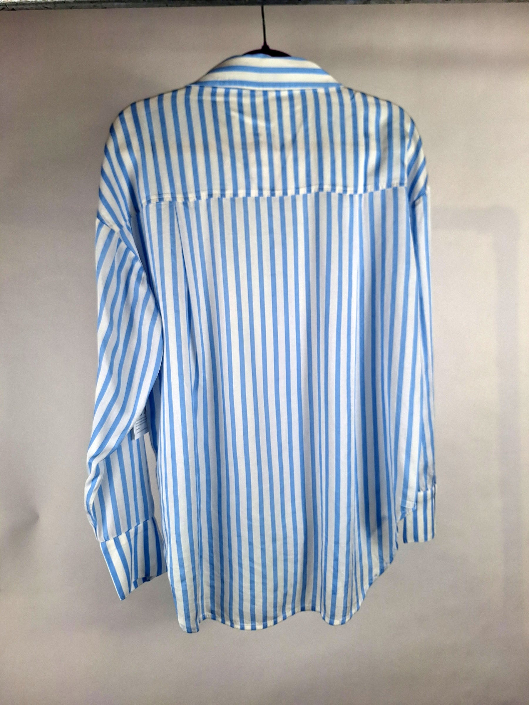 Bella Dahl Hemd oversized gestreift hellblau