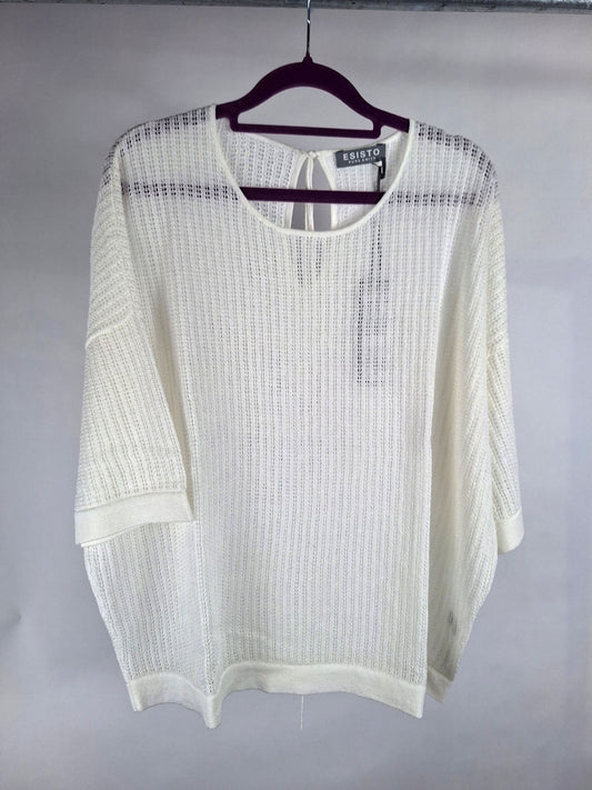 esisto Strickshirt summer white