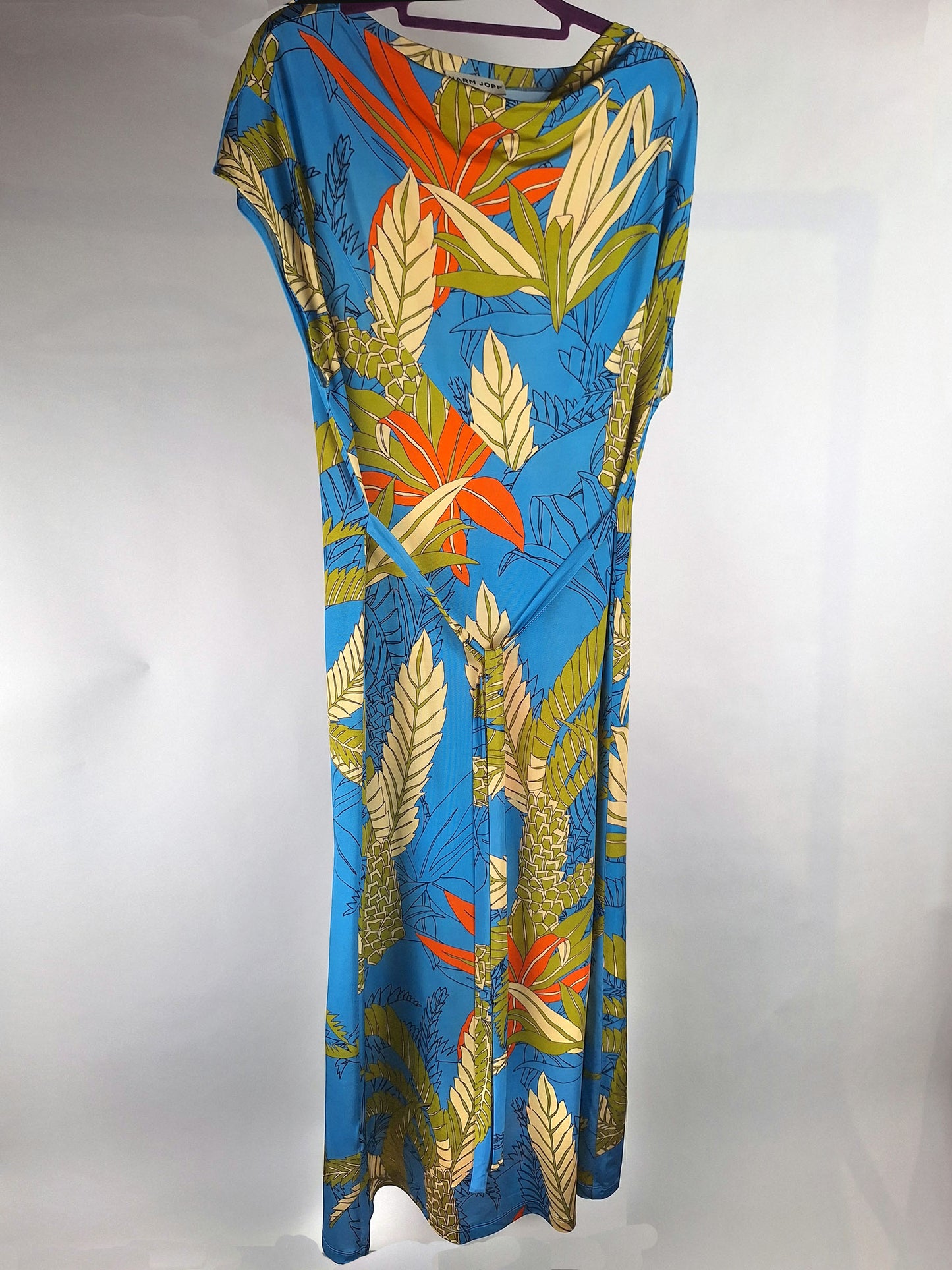 Harm Jopp Kleid Elvy petrol garden