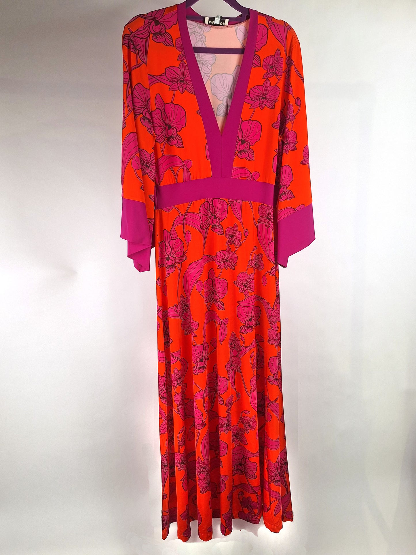 Harm Jopp Kleid Tui lang pink botanik