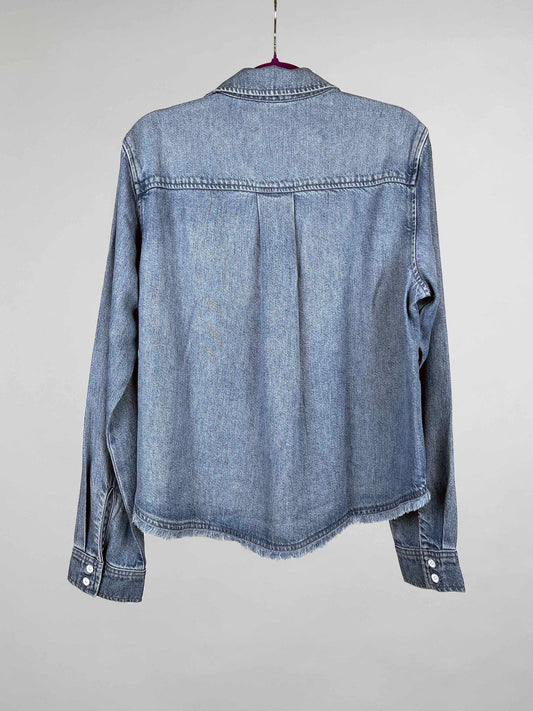 Bella Dahl Jeanshemd kurz hellblau