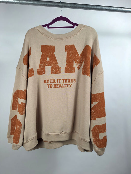 Liv Bergen Sweater Sky Dreaming cappuccino