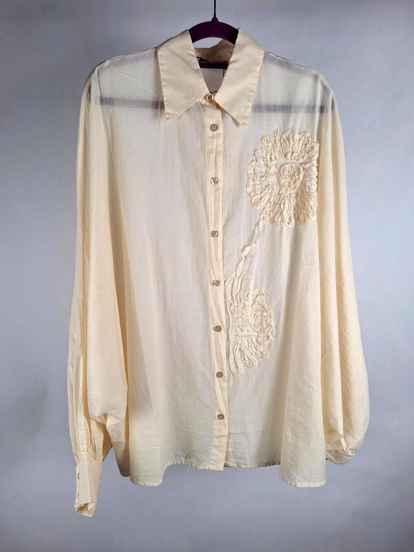 SOSUE Bluse Antonia Crafted Panna