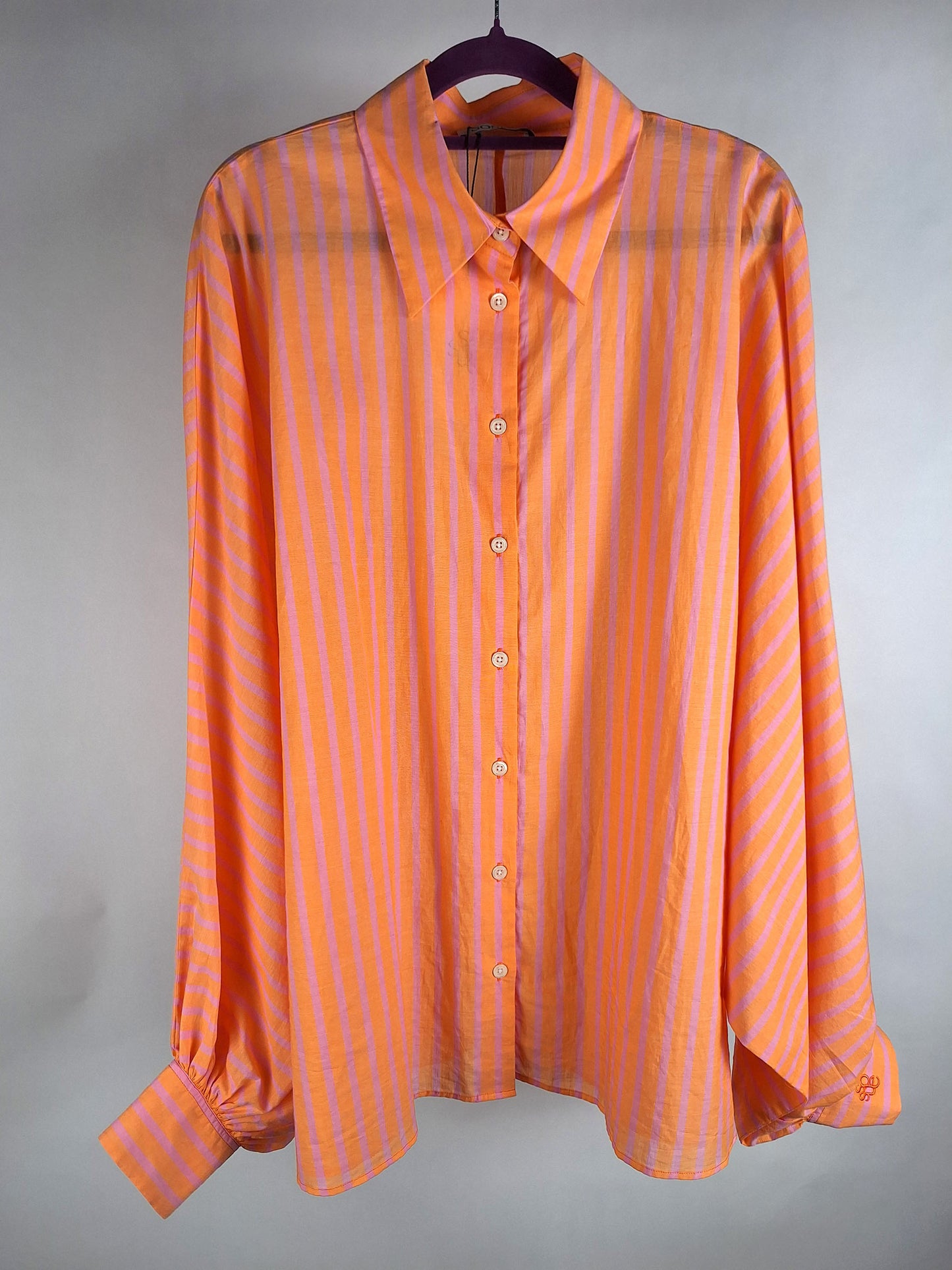 SOSUE Bluse Antonia Voile Coral Pink