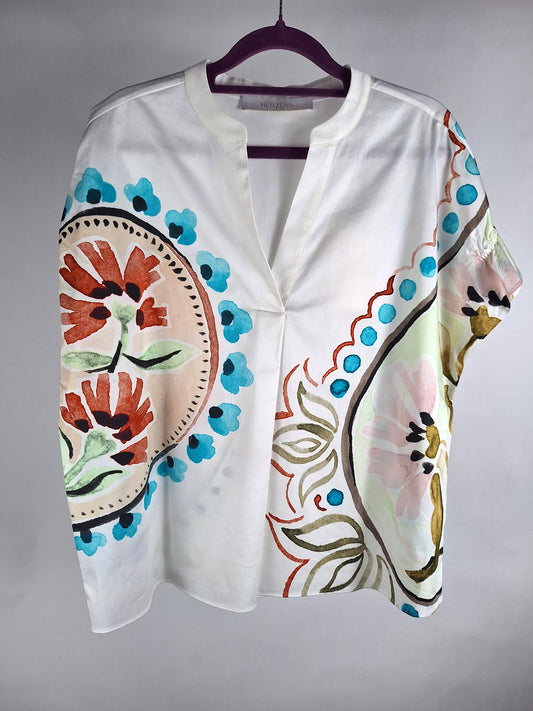 Herzensangelegenheit Bluse turquoise multi