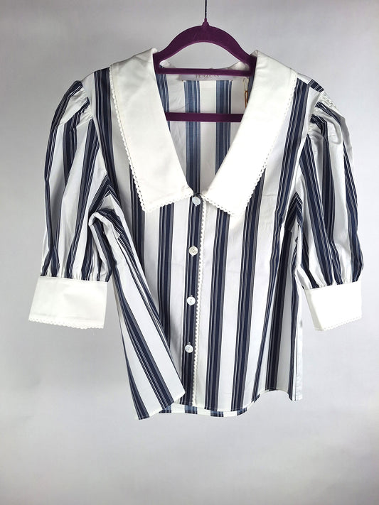 Herzensangelegenheit Bluse marino superwhite
