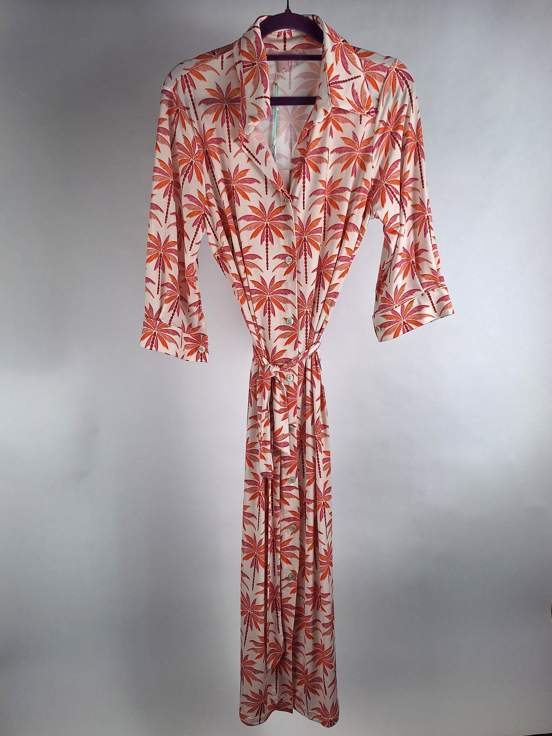 Marivie Kleid Easy peasy! palms créme