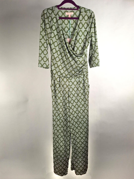 Marivie Jumpsuit Jump in! graphic olive